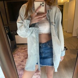 Jean jacket for both women and men
